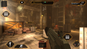 Imagen del juego Deus Ex: The Fall para Android de manera representativa.