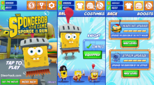 Bob Esponja a la carrera