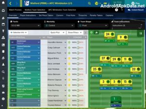 Football Manager Touch 2017 Android apk + data v17.1.0 (MEGA)