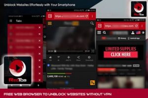 RedTob Browser - Free Unblock Websites Without VPN apk v2.0 Full Mod